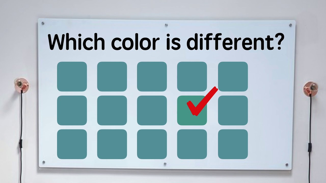 Color test hue test How many can you get? YouTube