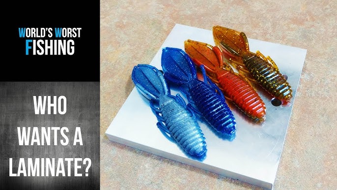 Making Soft Plastic Lures: SPLIT COLOR BAITS 