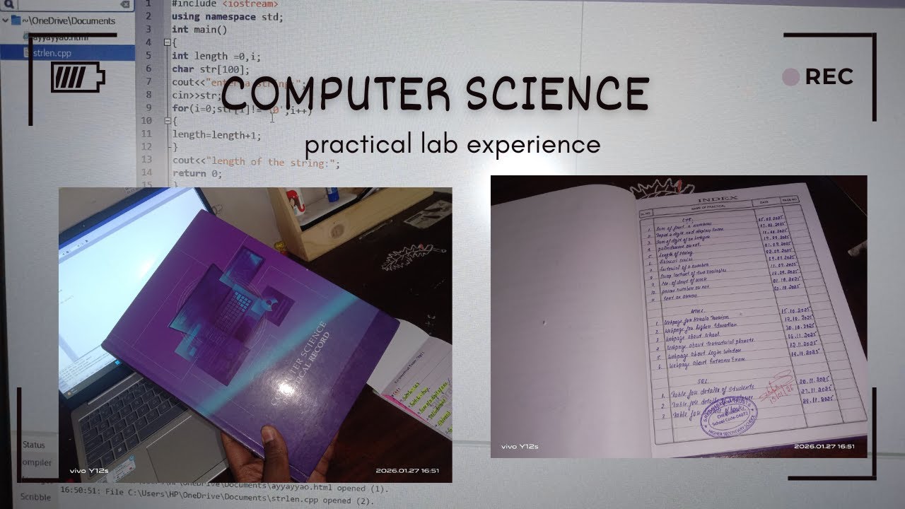 Computer science practical exam 2026 ✨‼️