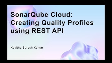SonarQube Cloud:Creating Quality Profiles using REST API
