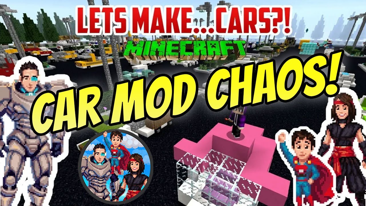 CRASH TEST CHAOS! 🚗 Minecraft + Brick Rigs Mods