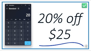 How to Calculate 20 Percent Off $25 Using a Calculator – Step-by-Step
