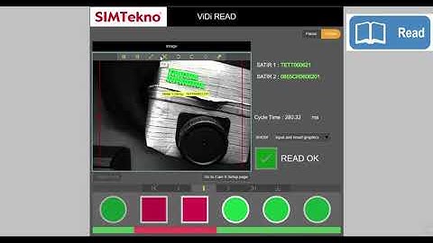 SIMTekno-Cognex-Insight Vidi OCR Demosu