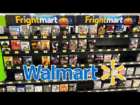 Halloween Movie Section At Walmart Blu Rays And DVD S 