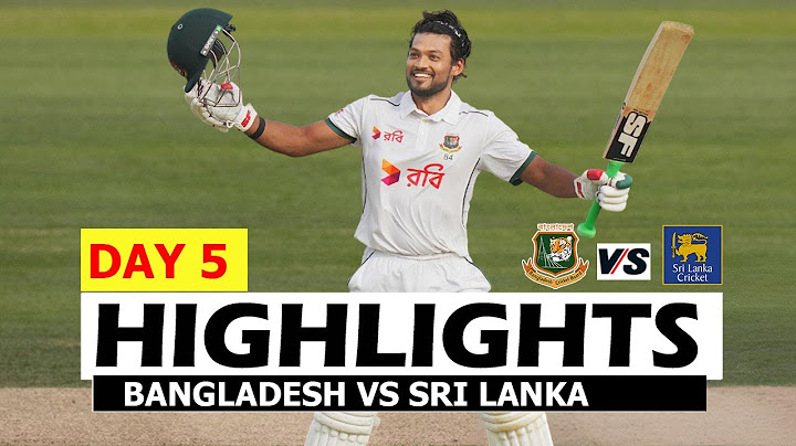 BANGLADESH VS SRI LANKA 1ST TEST MATCH DAY 5 HIGHLIGHTS 2025 | BAN VS SL