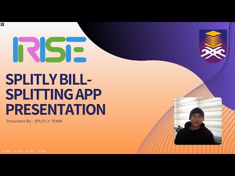 IRISE - SPLITLY Bill Splitting App Presentation