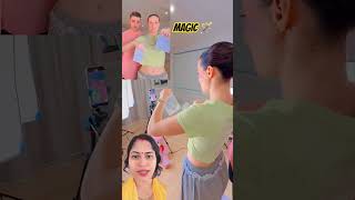 COUPLE MAGIC TRICK GONE WRONG 😂✨ UNBELIEVABLE REACTION!