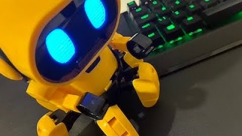 Tobbie the robot - assembly and demo