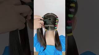 cara mengikat rambut anak agar terlihat lebih cantik dan rapi😘