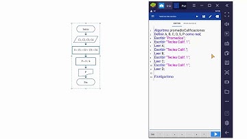 Pseudocódigo Promedio de calificaciones