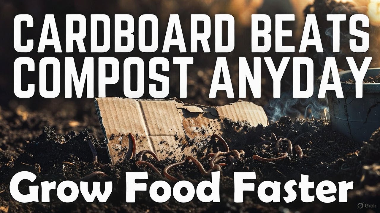 Прекратите использовать компостные ящики 🚫🌱 Этот метод с использованием картона позволяет выращив...