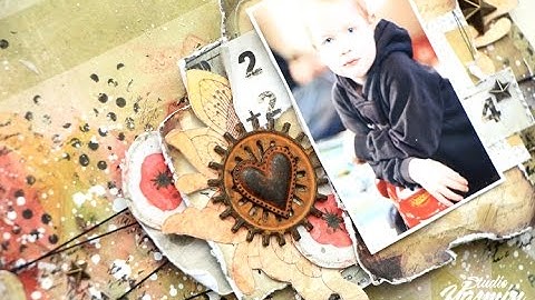Mixed Media Layout Tutorial for 7dots Studio by Yasmin Tölche