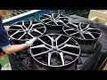 Modern forged aluminium wheels mass production process    taiwan alloy wheels factory