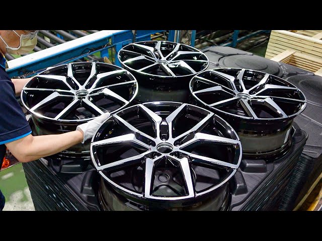 Modern Forged Aluminium Wheels Mass Production Process / 鋁合金鍛造輪圈量產工藝 - Taiwan Alloy Wheels Factory class=