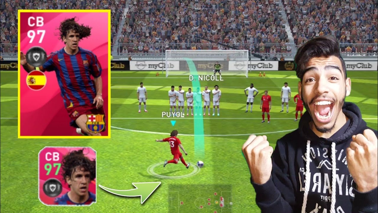 OMG!! Iconic moment PUYOL 97 rated 🔥 this legend is a