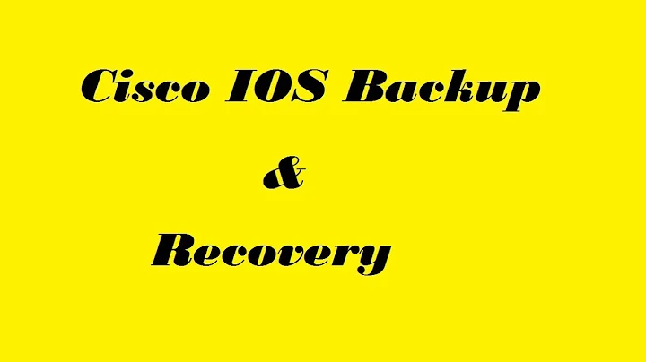 Cisco IOS Backup and Restore  through TFTP Server