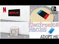 Electronics Hacks 📱📷 | Adopt Me Building Hacks! Roblox