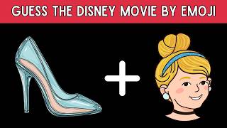 Guess the Disney Movie by Emoji Challenge! 👸🏻✨ | 50 Disney Emoji Quiz Questions!