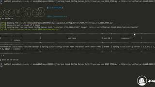 Spring Cloud Config Server Path Traversal(CVE-2019-3799) with Pocsuite3