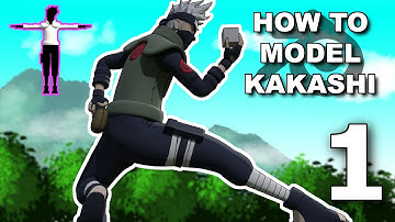 How to 3D Model Kakashi in Blender [Part 1]