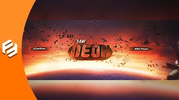 Saw Neox Manipulation Header // Speedart (Photoshop + C4D)
