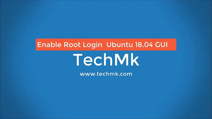 Enable Root Login Ubuntu 18.04 | ubuntu root login gui