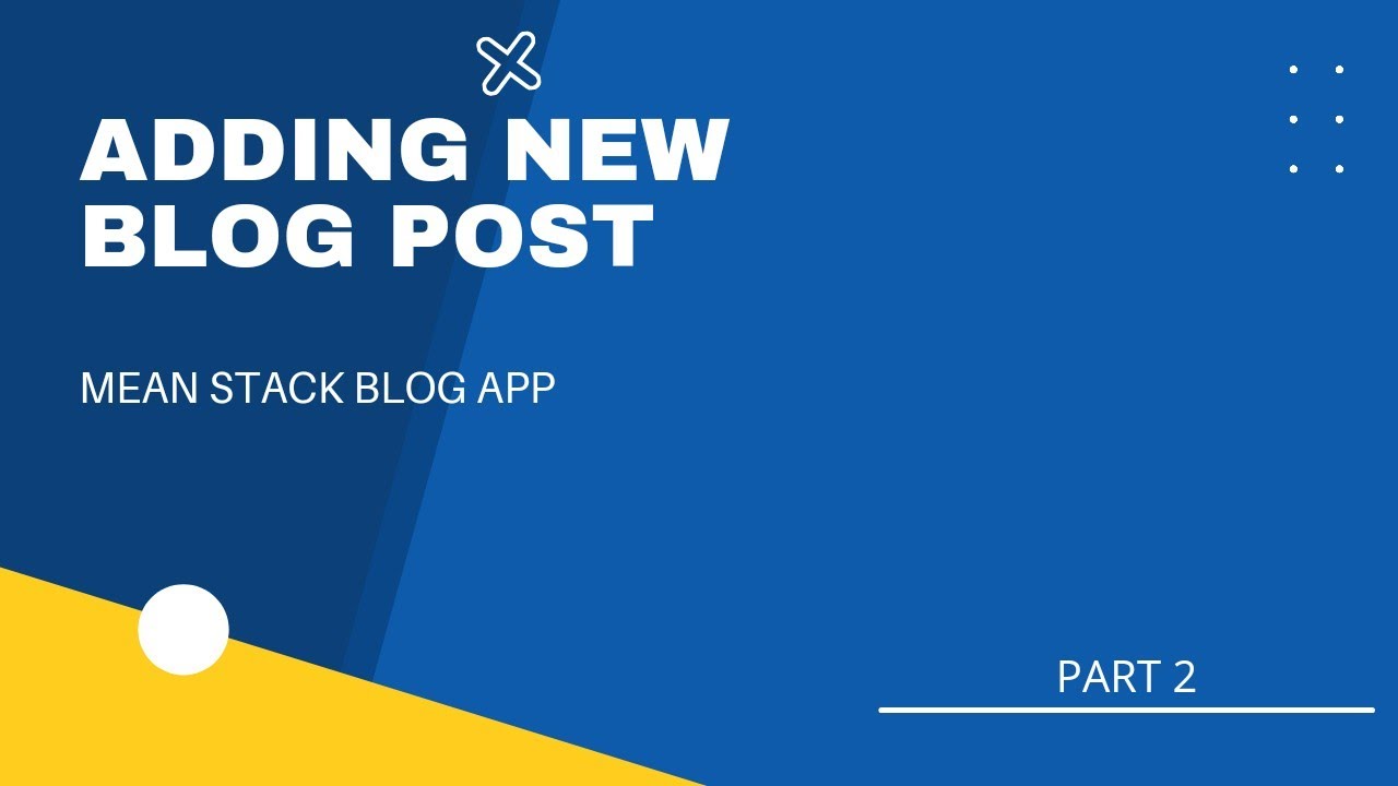 Creating blog post - Models and Services in Angular - Angular blog app ...