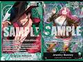 [Op15 One Piece Card Game] Green Mihawk Vs Green Bonney