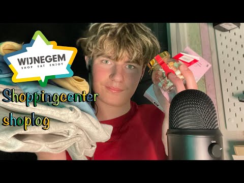 ASMR | Shopping center shoplog🏬 [Nieuwe triggers] (Vlaams)