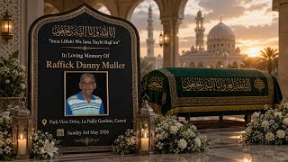 Funeral Service For Raffick Danny Muller.