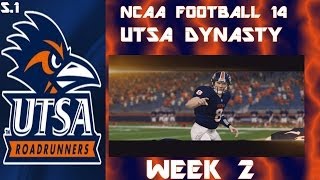 Famous NCAA Football 14 UTSA Dynasty: S1 Week 2 vs Oklahoma State Profile