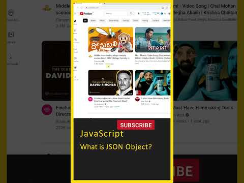 JavaScript Tutorial For Beginners (What is a JSON Object?) JavaScript Interview, Learn JavaScript