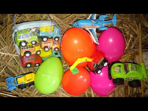 Video Tìm Kiếm Đồ Chơi Ô tô Xe Cẩu Xe Cứu Hỏa Máy Bay Trong... - youtube