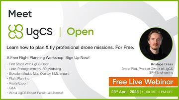 Live Webinar | Meet UgCS Open