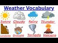 Weather Vocabulary for Beginners | English Vocabulary | Learn Vocabulary in English | #weather