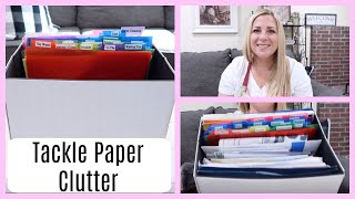 NO MORE PILES! Stop Paper Clutter WITH This 1 Genius Tip!!