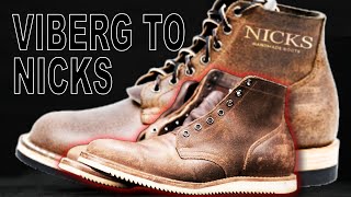 Viberg Boot TRANSFORMATION | Viberg to NICKS | Ripple Sole To Half Sole