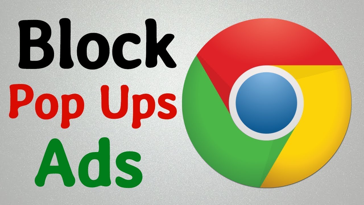 Slagskib I navnet angre How to Block Pop up Ads in Chrome | Stop Popups Window in Google Chrome -  YouTube