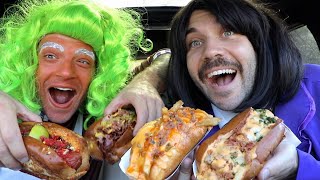 WORLD'S BEST HOT DOG EPIC TASTE TEST with ILYA AND JOE!!