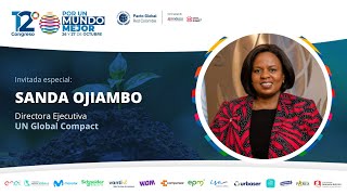 Sanda Ojiambo, Directora Ejecutiva de United Nations Global Compact, en el #12CongresoPactoGlobal
