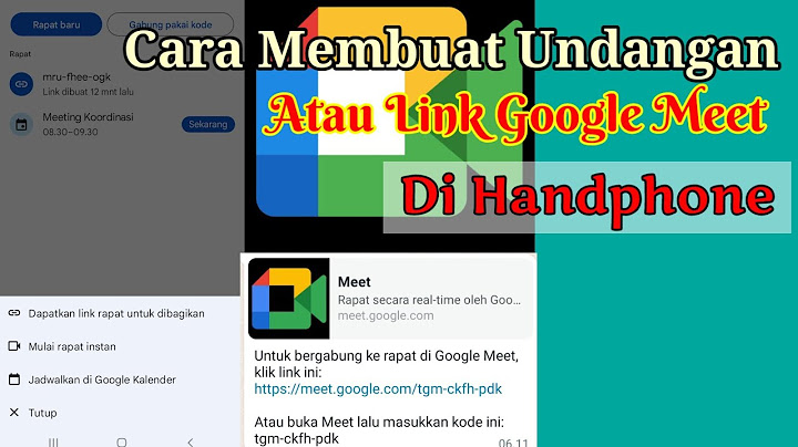 20 Cara Buat Link Google Meet Terjadwal di HP atau Laptop