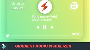 Filmora 10 gradient Audio Visualizer  |Tutorial:How to edit Gradient Audio Visualizer In Filmora
