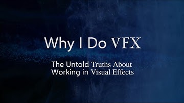 Why I Do VFX book trailer