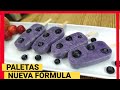 HELADOS CASEROS/DELICIOSAS PALETAS HELADAS /Helados de moras o arándanos - blueberry ice cream