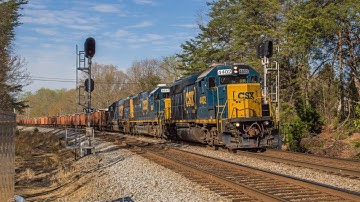 [HD] CSX W070-15 Led By Ex. Conrail GP40-2 and 2 Ex. SBD SD50-2