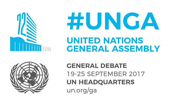 #UNGA General Debate - 19 September 2017 (Donald Trump, Emmanuel Macron, & more) - 9am EDT