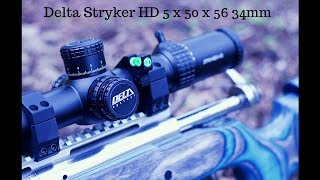 Delta Stryker HD 5-50x56 34mm Scope Review pt 1