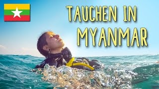 TAUCHEN IN MYANMAR | Ngwe Saung Beach | Südostasien Vlog #09