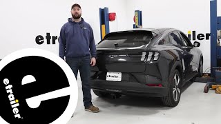 etrailer | DrawTite MaxFrame Trailer Hitch Installation  2022 Ford Mustang MachE