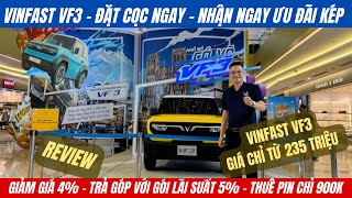 Đặt cọc Vinfast Vf3 ngay hôm nay để nhận nhiều gói ưu đãi từ Vinfast Review Vinfast Vf3 màu vàng